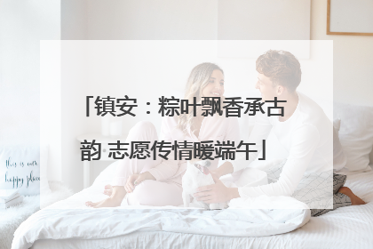 镇安：粽叶飘香承古韵 志愿传情暖端午