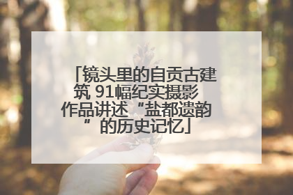 镜头里的自贡古建筑 91幅纪实摄影作品讲述“盐都遗韵”的历史记忆