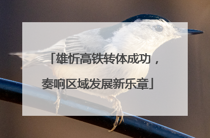 雄忻高铁转体成功，奏响区域发展新乐章