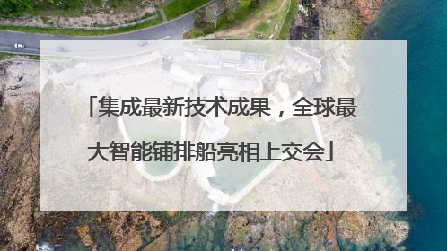 集成最新技术成果，全球最大智能铺排船亮相上交会