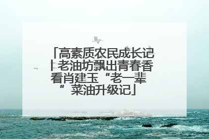 高素质农民成长记丨老油坊飘出青春香 看肖建玉“老一辈”菜油升级记