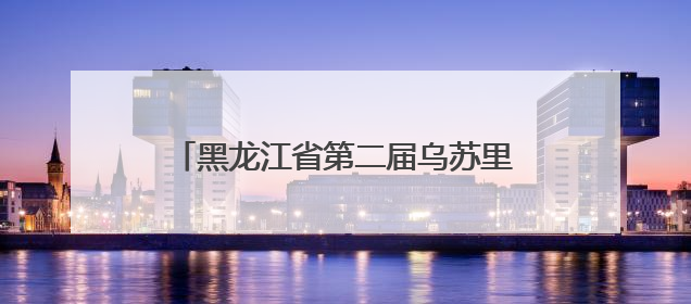 黑龙江省第二届乌苏里江界江联盟大会举行