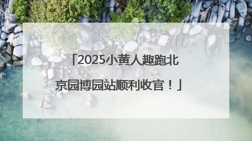 2025小黄人趣跑北京园博园站顺利收官！